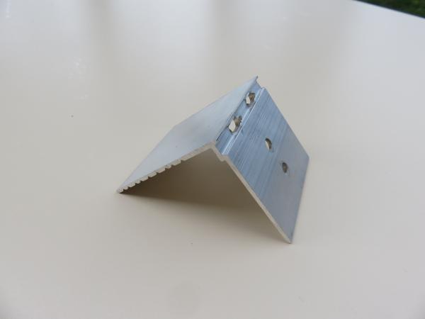 Alu Haltewinkel für Stegplatten